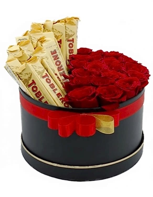 Red Roses & Toblerone Delight Box - Product image