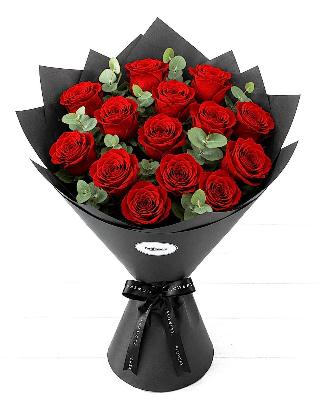 Classic Beauty - Red Roses Bouquet - Gallery image