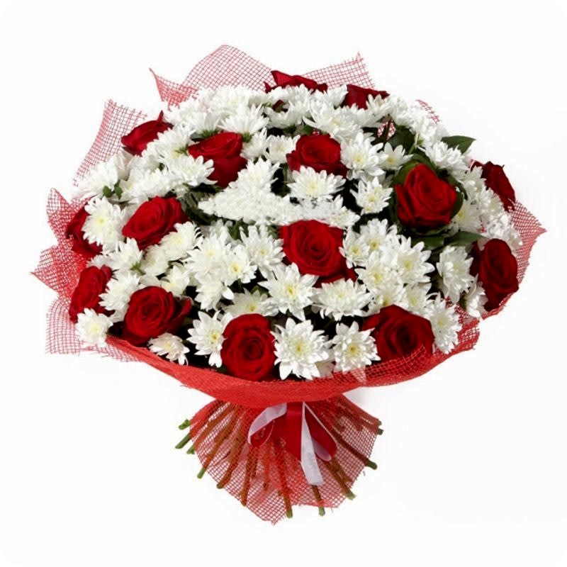 15 Daisy and Roses - Congratulations Flowers