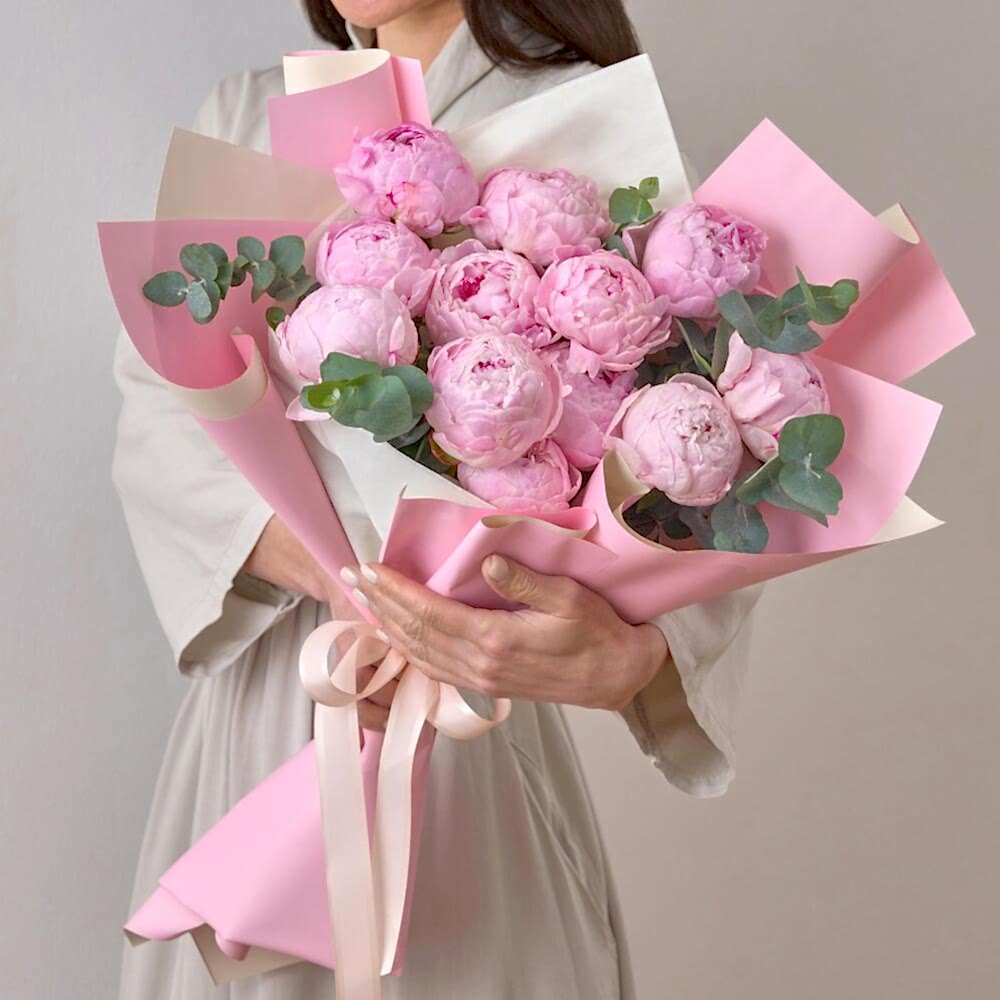 pink Peony eucalyptus pink Peony eucalyptus - Peony
