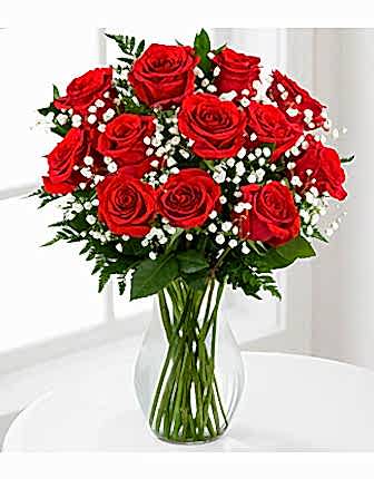 Dozen  Red roses - Congratulations Flowers