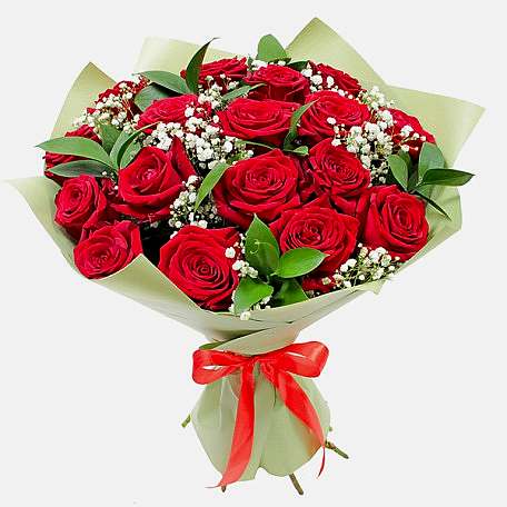 21 Red roses - Congratulations Flowers
