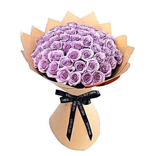 51 Purple Roses - Flower delivery in Azərbaycan