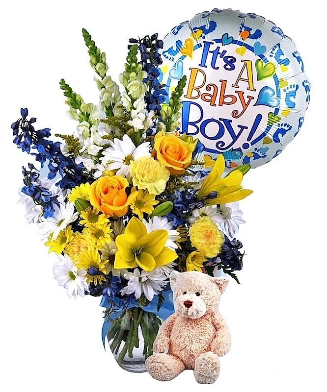 Baby Boys Suprise - New Baby Flowers