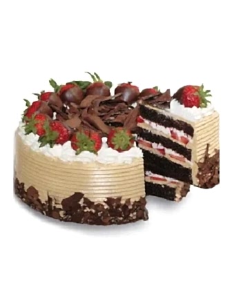 Choco And Strawberry Cake - Gift & Flowers