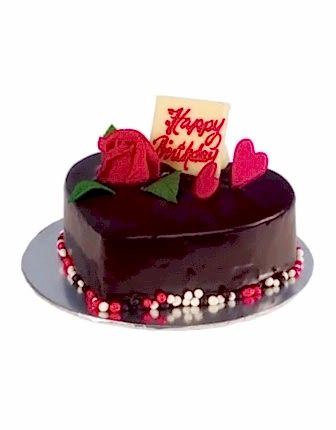 Birthday Heart Cake - Gift & Flowers