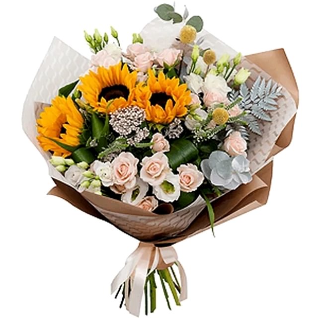 Sunshine & Elegance Bouquet - Congratulations Flowers
