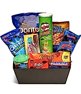 Snack Time Gift Basket - Flower delivery in Azərbaycan