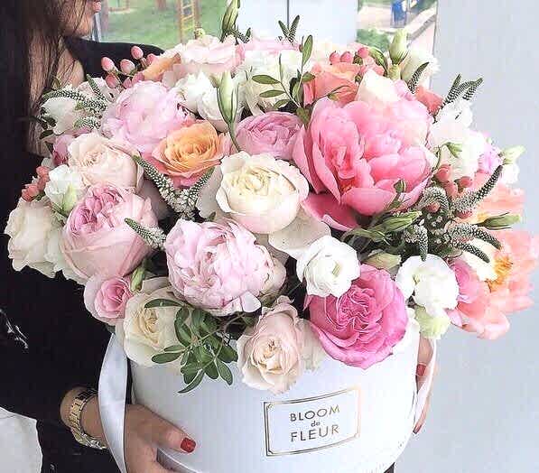 Luxury Peony Box - Flower delivery in Azərbaycan