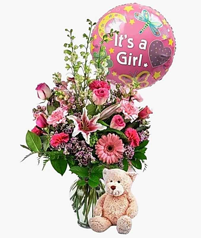 Baby Girl Suprise - New Baby Flowers