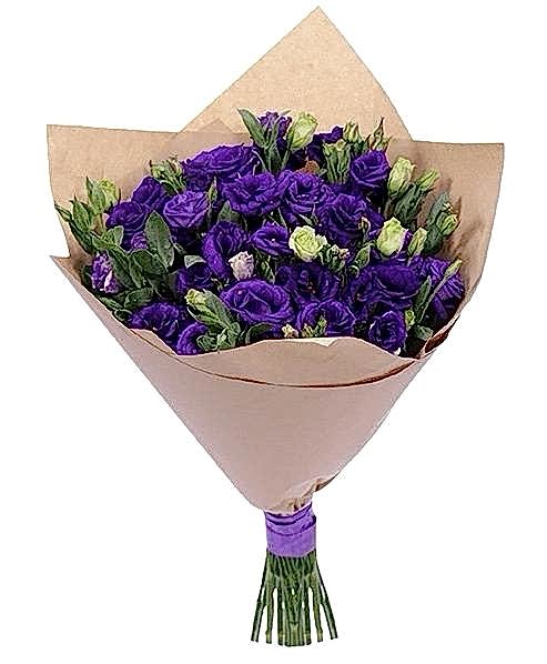 Royal Charm – Purple Lisianthus Bouquet - Lysianthuses