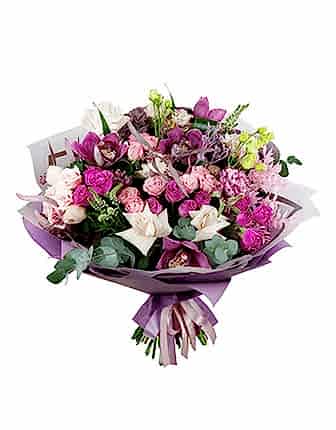 Purple Romance Bouquet - Flower delivery in Azərbaycan