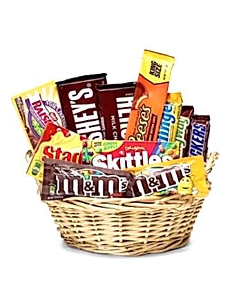 Sweet Treats Candy & Chocolate Basket - Flower delivery in Azərbaycan