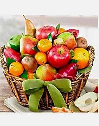 Fresh Harmony Fruit Basket - Congratulations Flowers