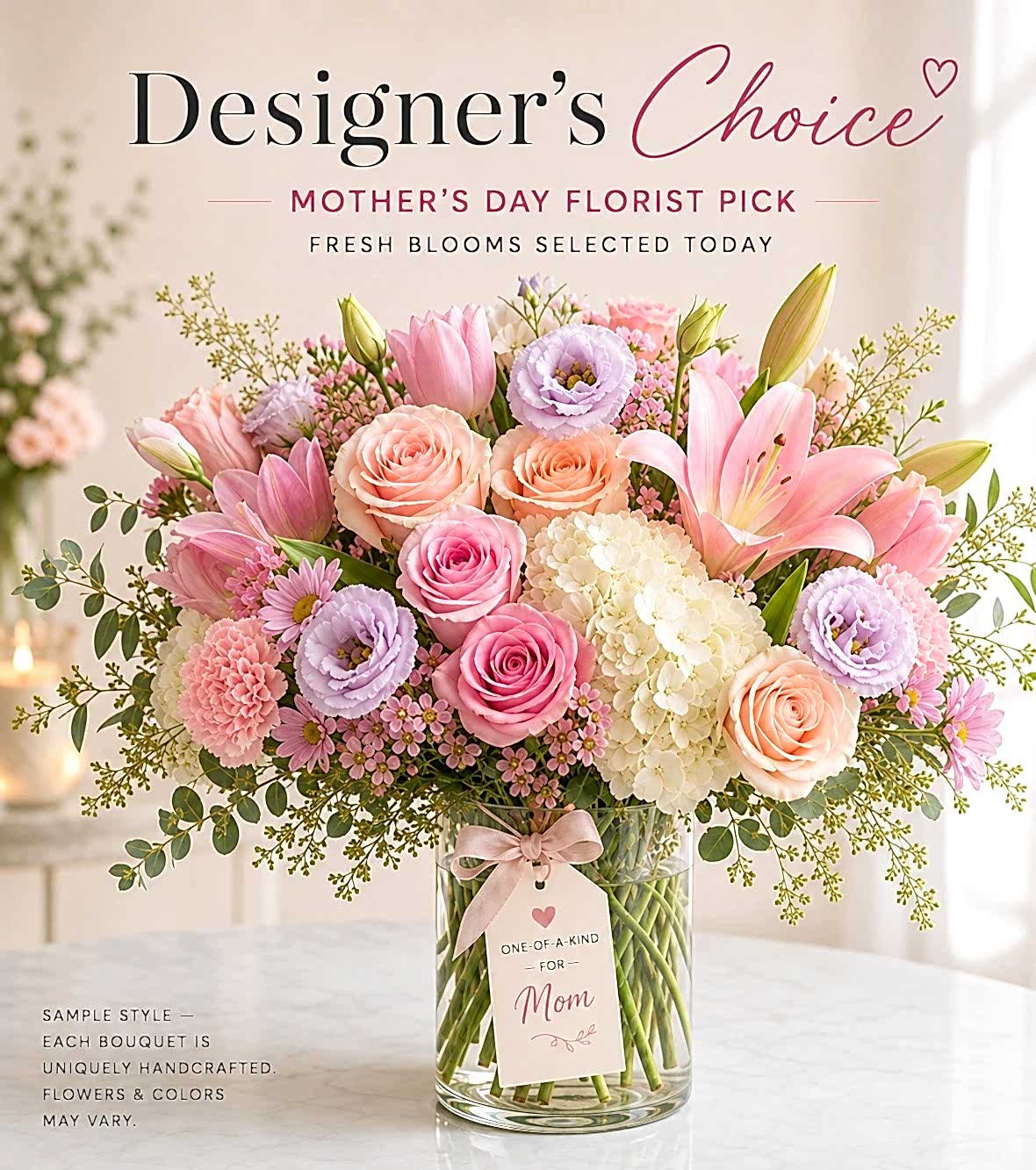 Mothers Day Designer Choice Mothers Day Designer Choice - Mother's Day Flowers