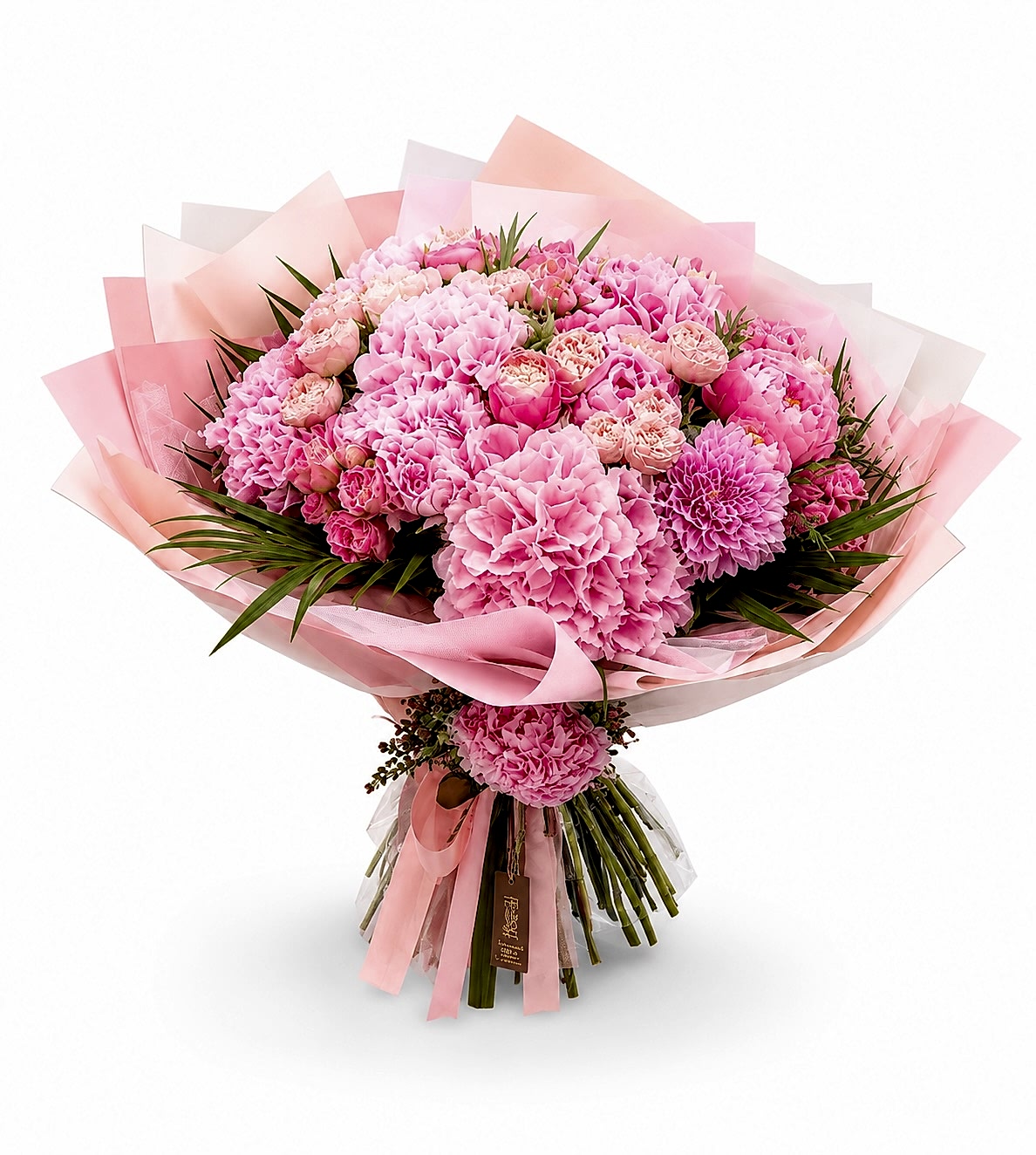 Anastasia Blooms, Tulips & Pink Roses - Hydrangea Flowers